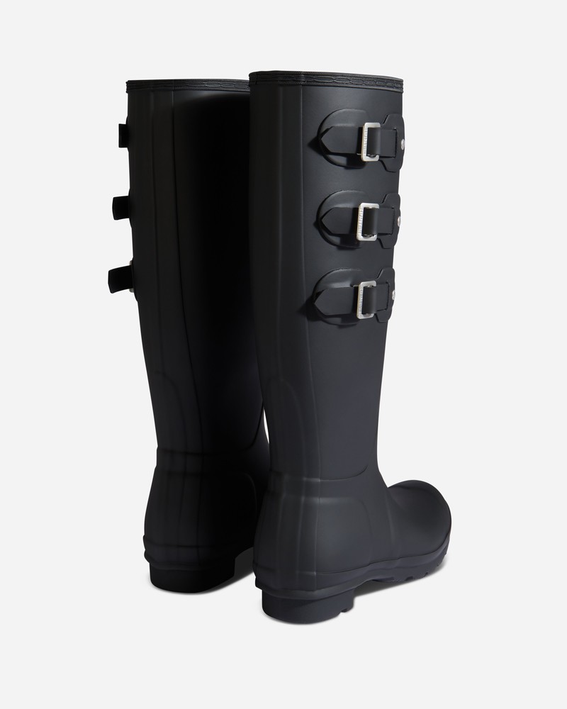 Hunter Original Multi Buckle Women Tall Boots Navy | 571894637