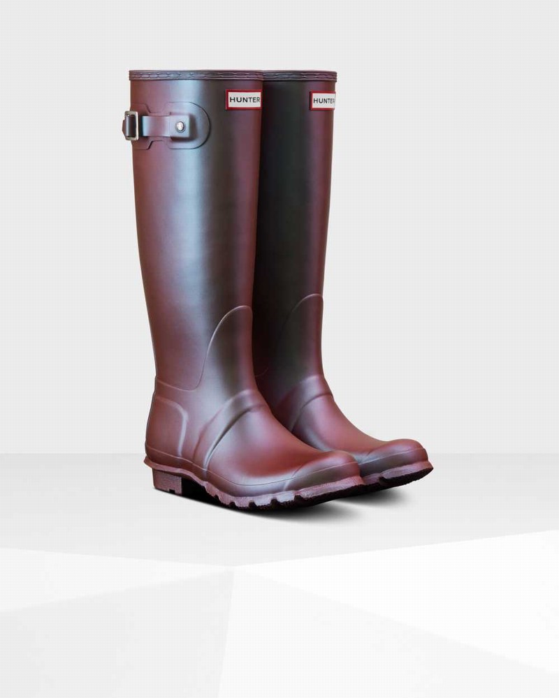 Hunter Original Nebula Tall Women Rain Boots Blue | 907086641