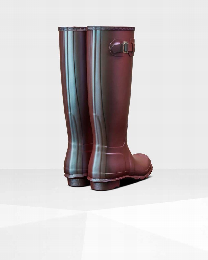 Hunter Original Nebula Tall Women Rain Boots Blue | 907086641