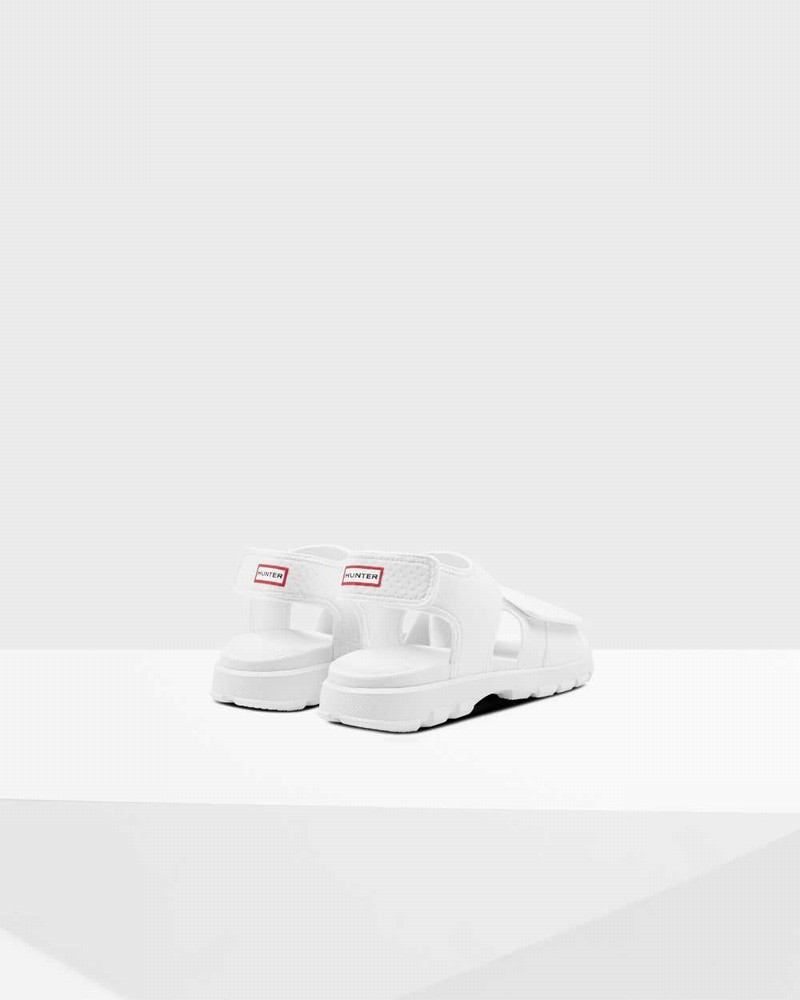 Hunter Original Outdoor Walking Men Sandals White | 353153123