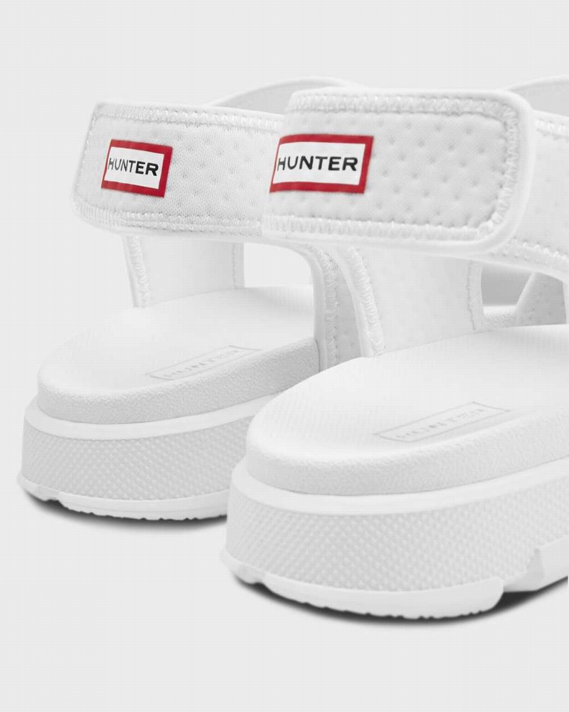 Hunter Original Outdoor Walking Men Sandals White | 353153123