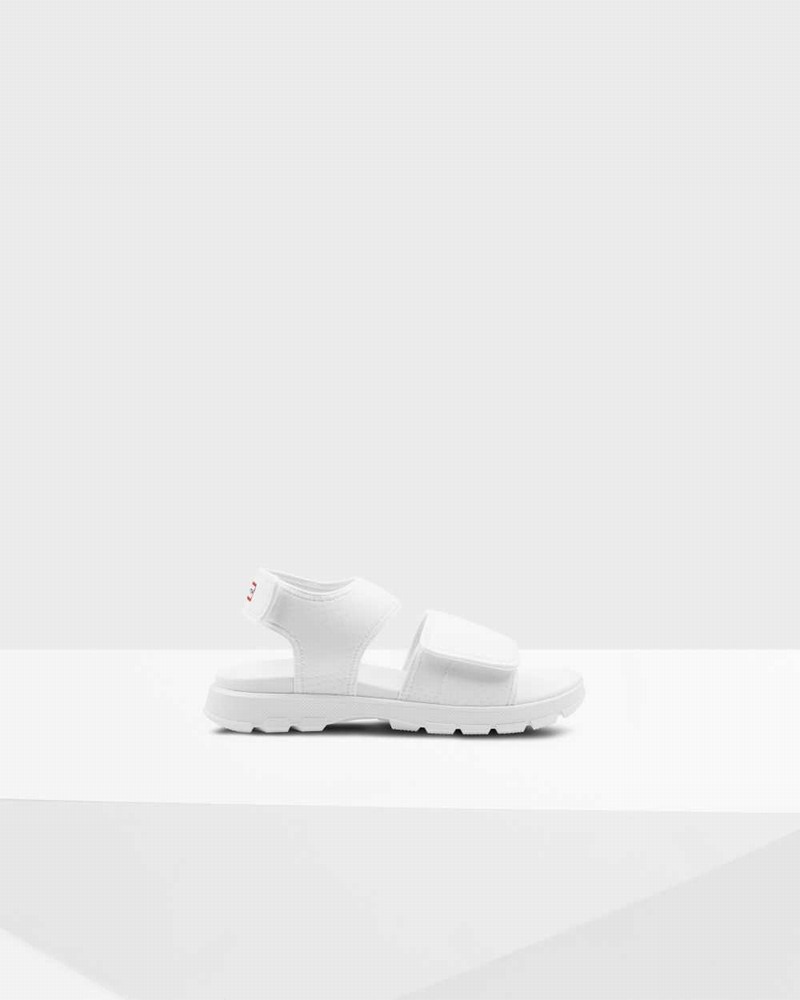 Hunter Original Outdoor Walking Men Sandals White | 353153123