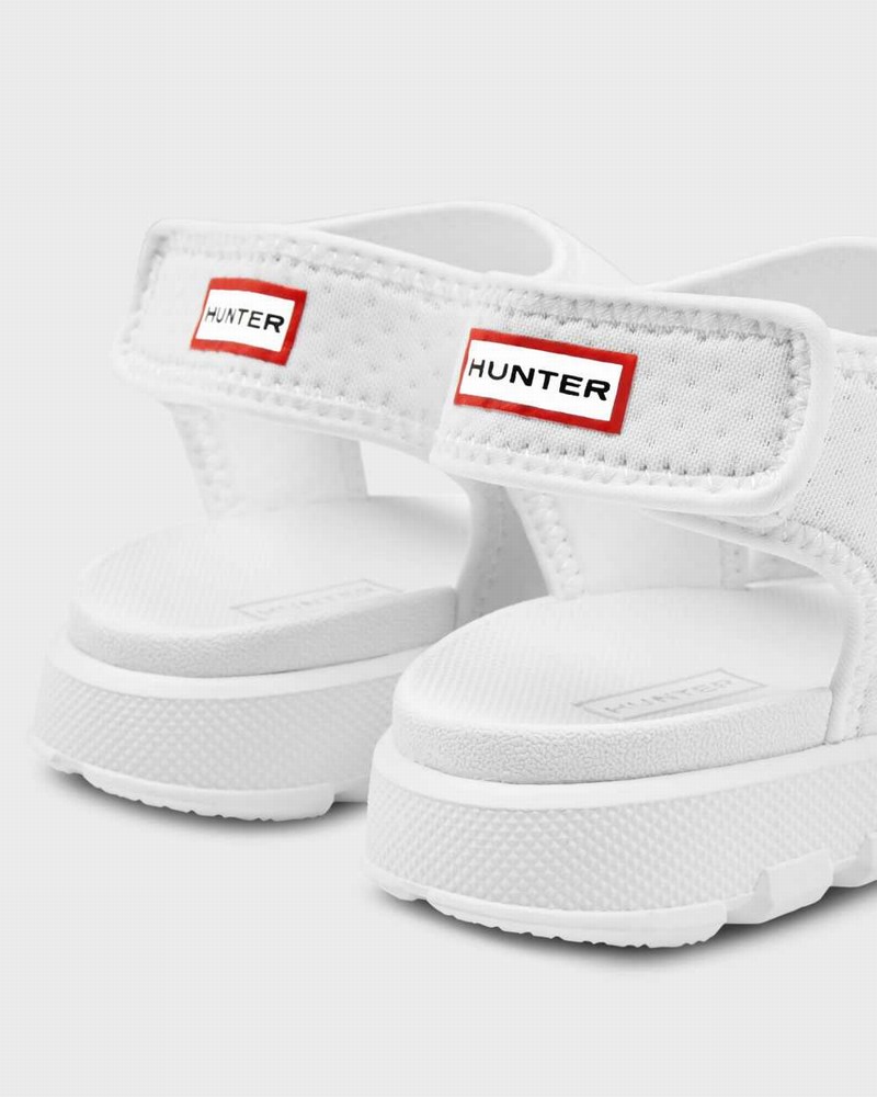 Hunter Original Outdoor Walking Women Sandals White | 83217498
