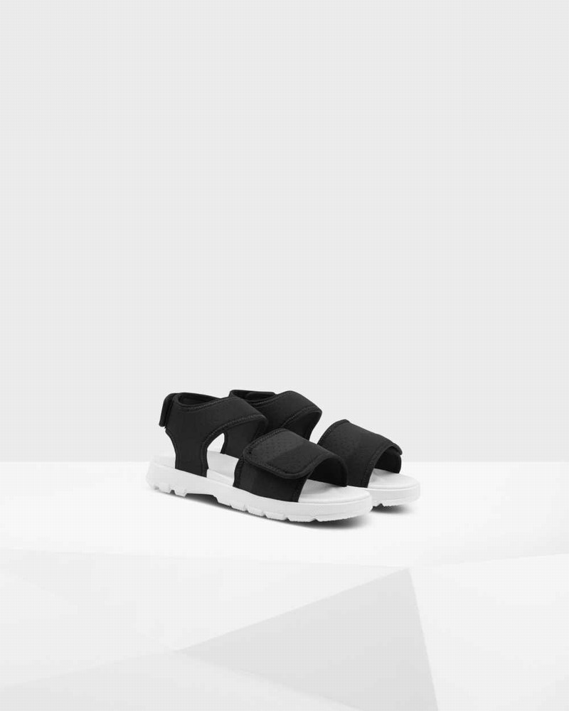 Hunter Original Outdoor Walking Women Sandals Black | 570183305