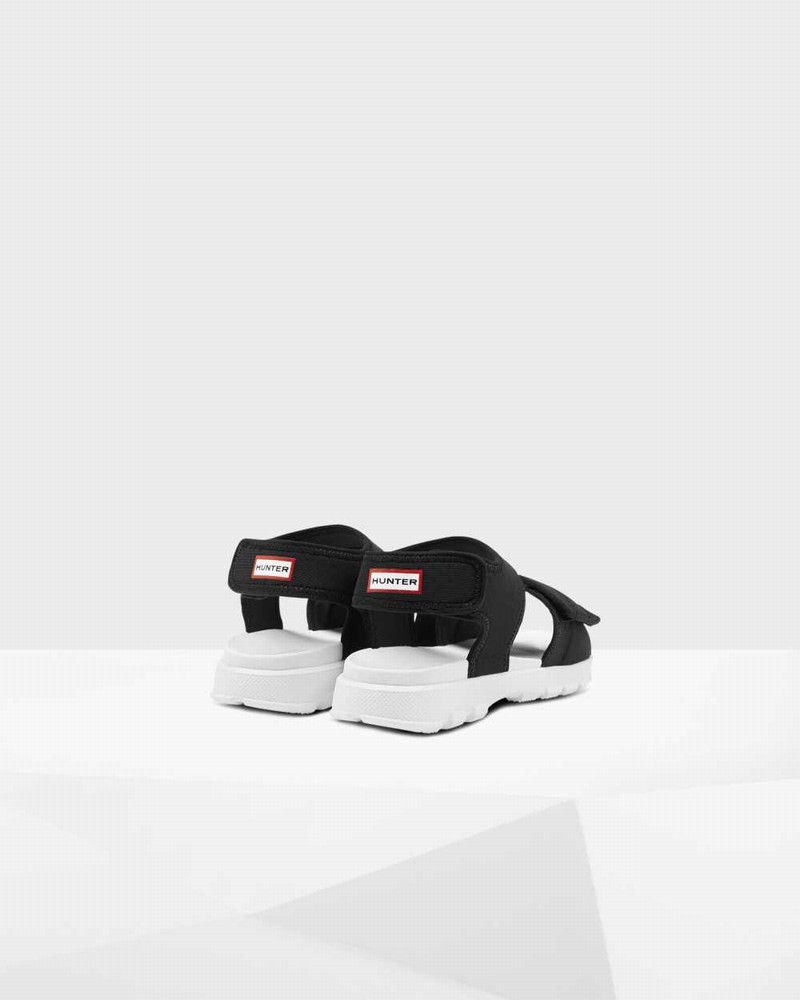 Hunter Original Outdoor Walking Women Sandals Black | 570183305