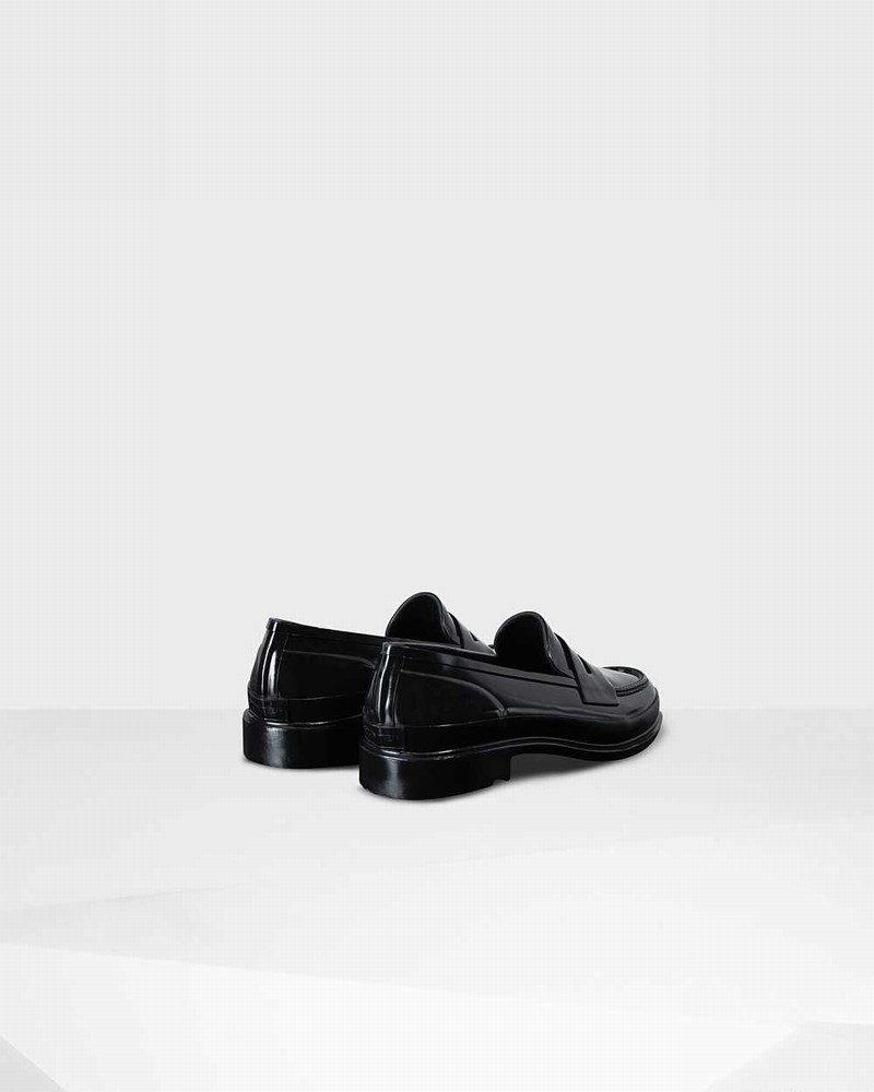 Hunter Original Penny Women Loafers Black | 536066827