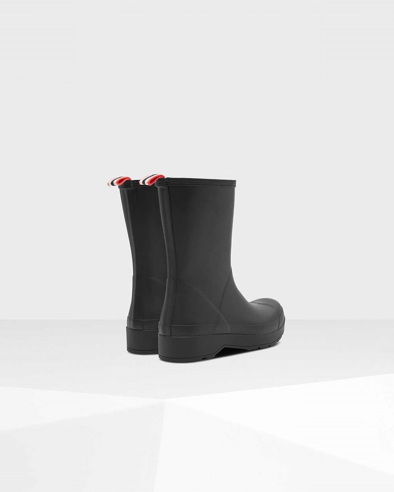 Hunter Original Play Mid-Height Men Short Boots Black | 148097274