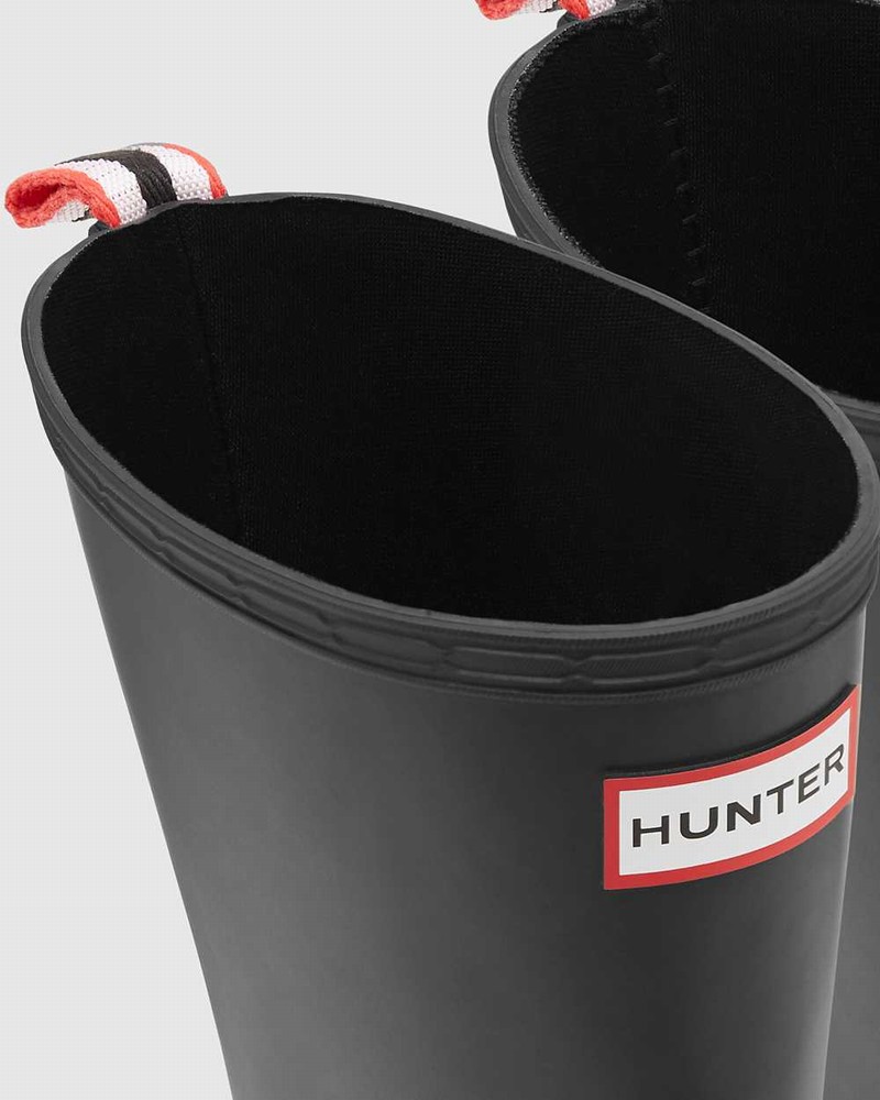 Hunter Original Play Mid-Height Men Short Boots Black | 148097274