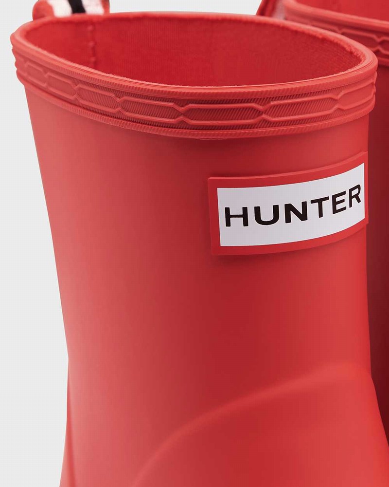 Hunter Original Play Short Men Short Boots Red | 571538925