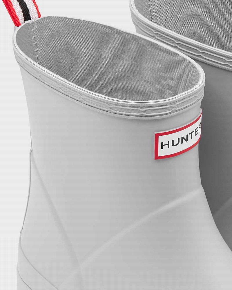 Hunter Original Play Short Men Short Boots Grey | 68735532