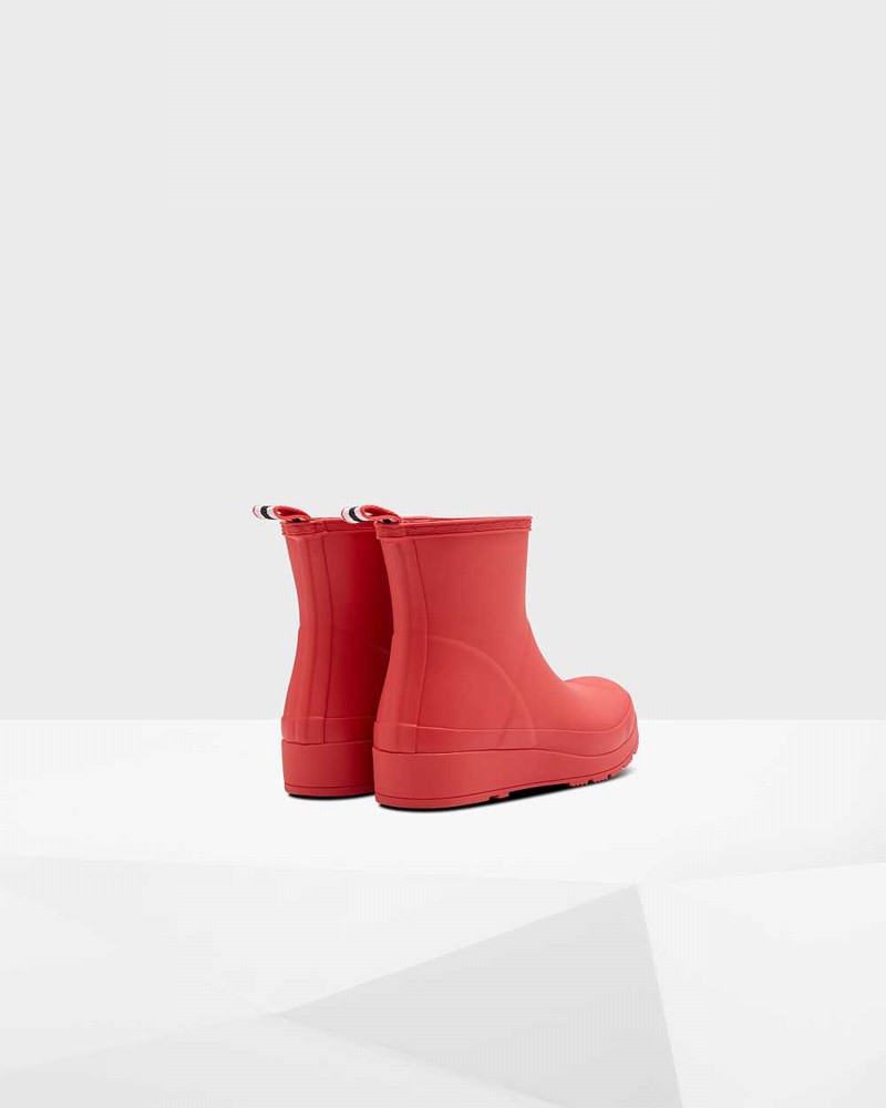 Hunter Original Play Short Mid-Calf Women Boots Red | 559731597