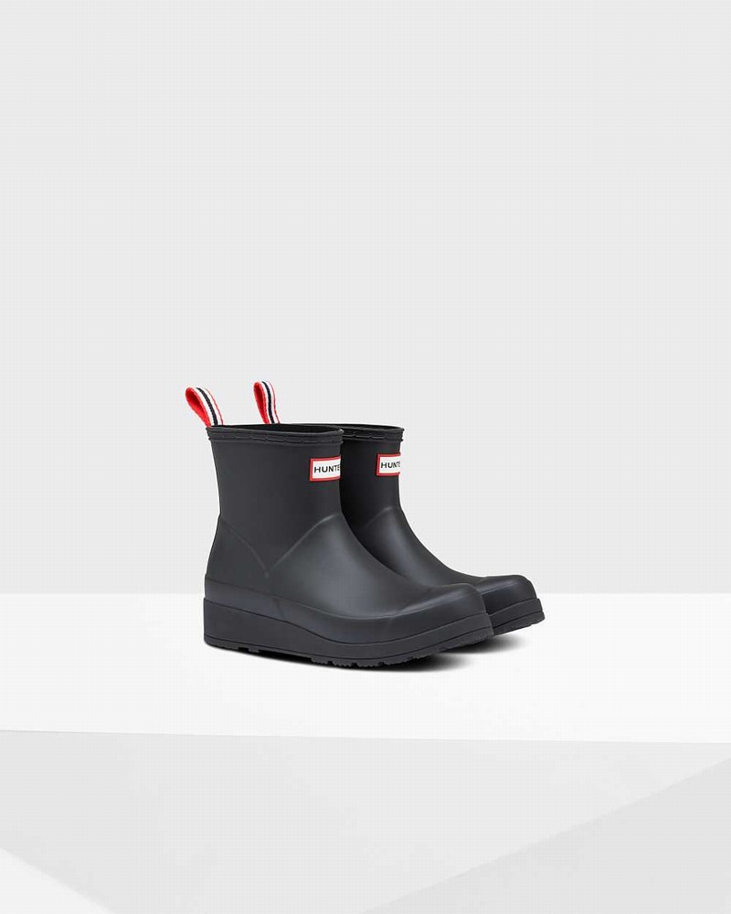 Hunter Original Play Short Mid-Calf Women Boots Black | 171712455