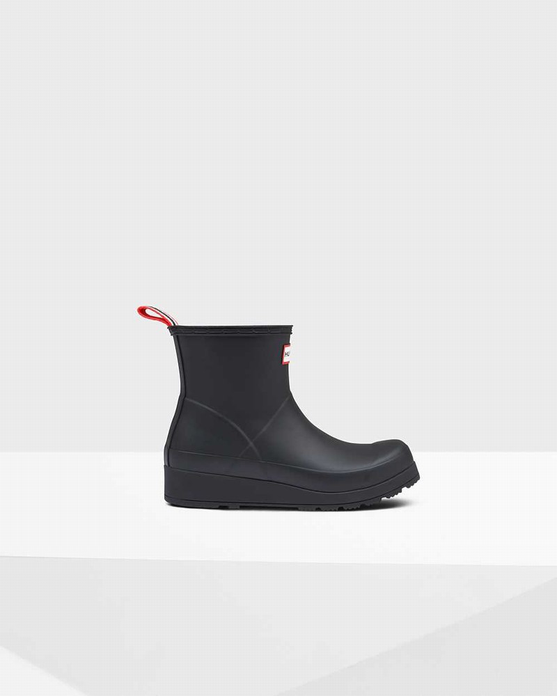 Hunter Original Play Short Mid-Calf Women Boots Black | 171712455
