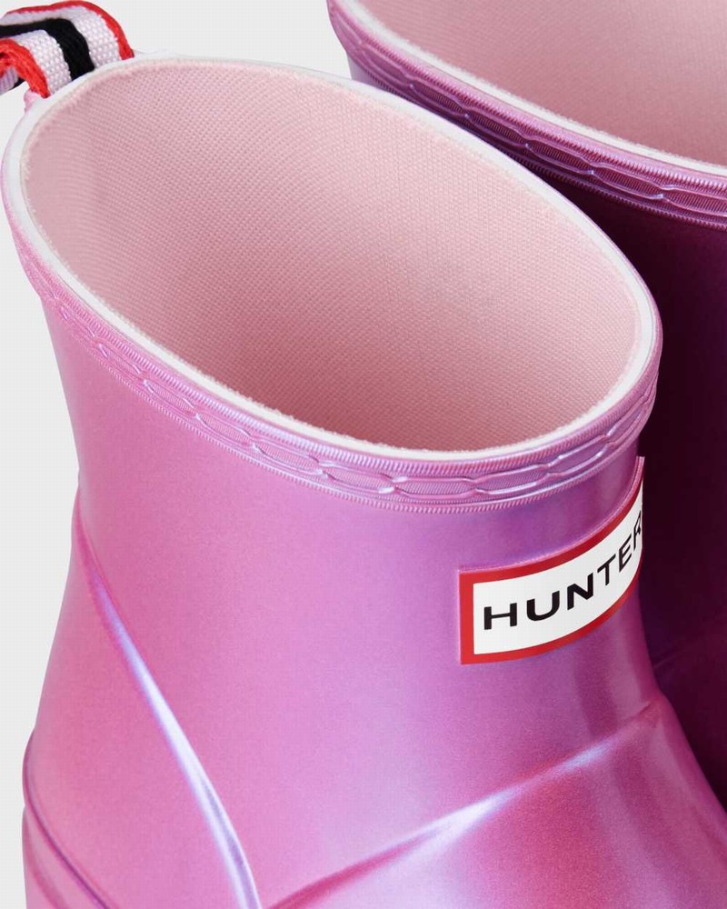Hunter Original Play Short Nebula Mid-Calf Women Rain Boots Purple | 661032181