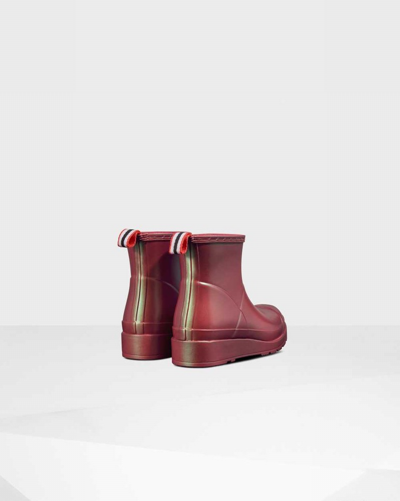 Hunter Original Play Short Nebula Mid-Calf Women Boots Pink | 571036558