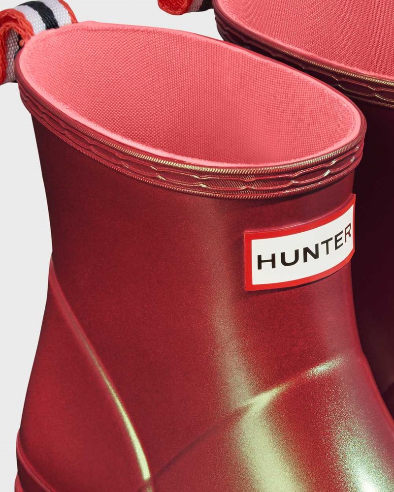 Hunter Original Play Short Nebula Mid-Calf Women Boots Pink | 571036558