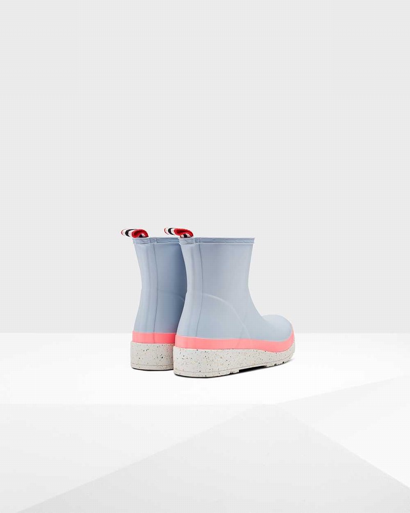 Hunter Original Play Short Speckle Mid-Calf Women Rain Boots Grey | 855880072