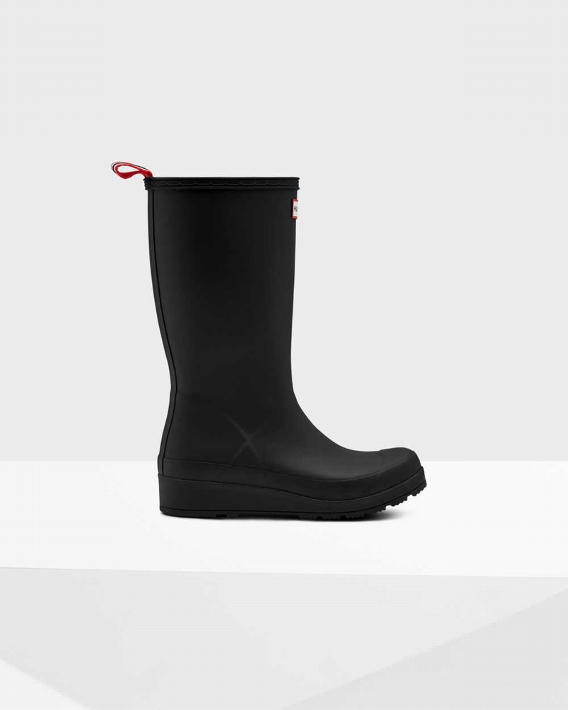 Hunter Original Play Tall Mid-Calf Women Boots Black | 404802243