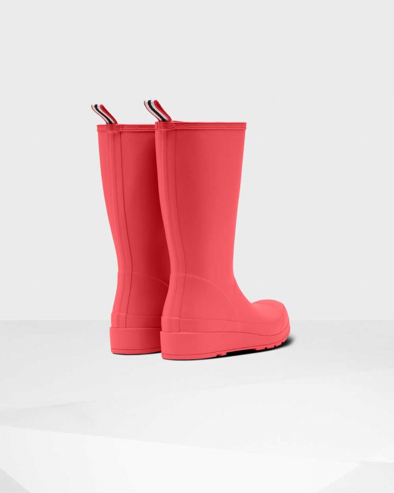Hunter Original Play Tall Mid-Calf Women Rain Boots Pink | 11665042