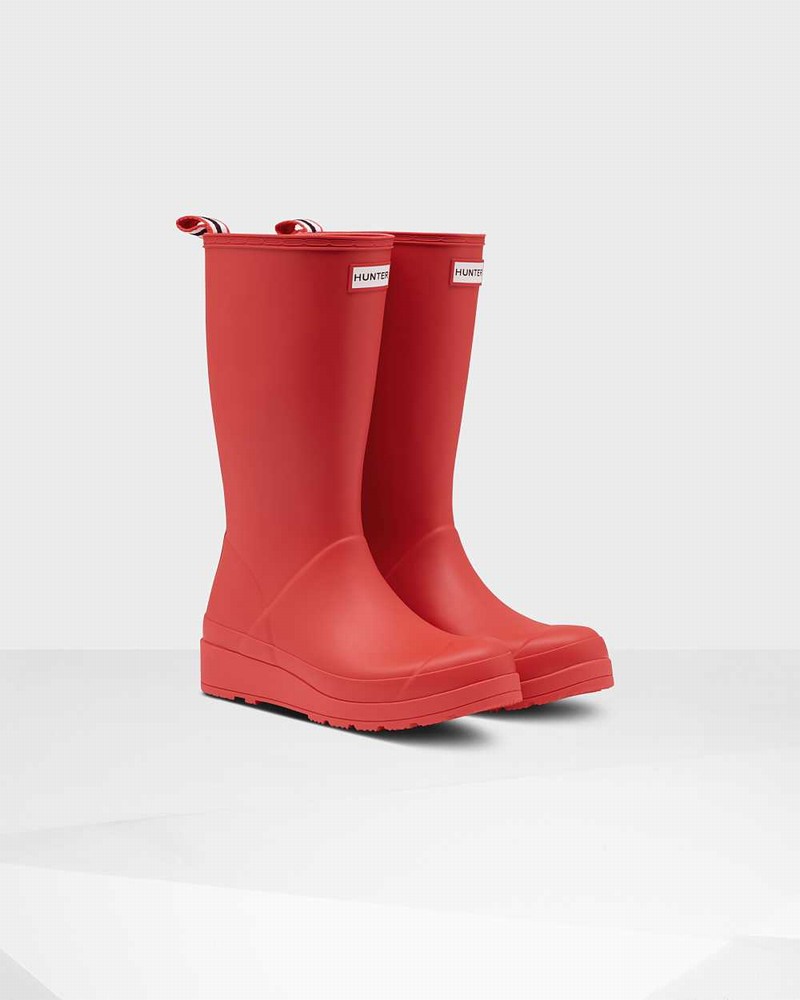 Hunter Original Play Tall Mid-Calf Women Boots Red | 504097881