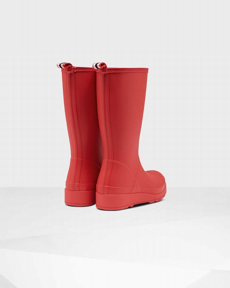 Hunter Original Play Tall Mid-Calf Women Boots Red | 504097881