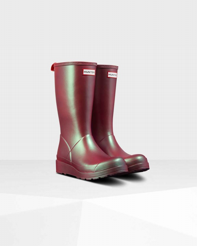 Hunter Original Play Tall Nebula Mid-Calf Women Wellington Boots Pink | 741061825