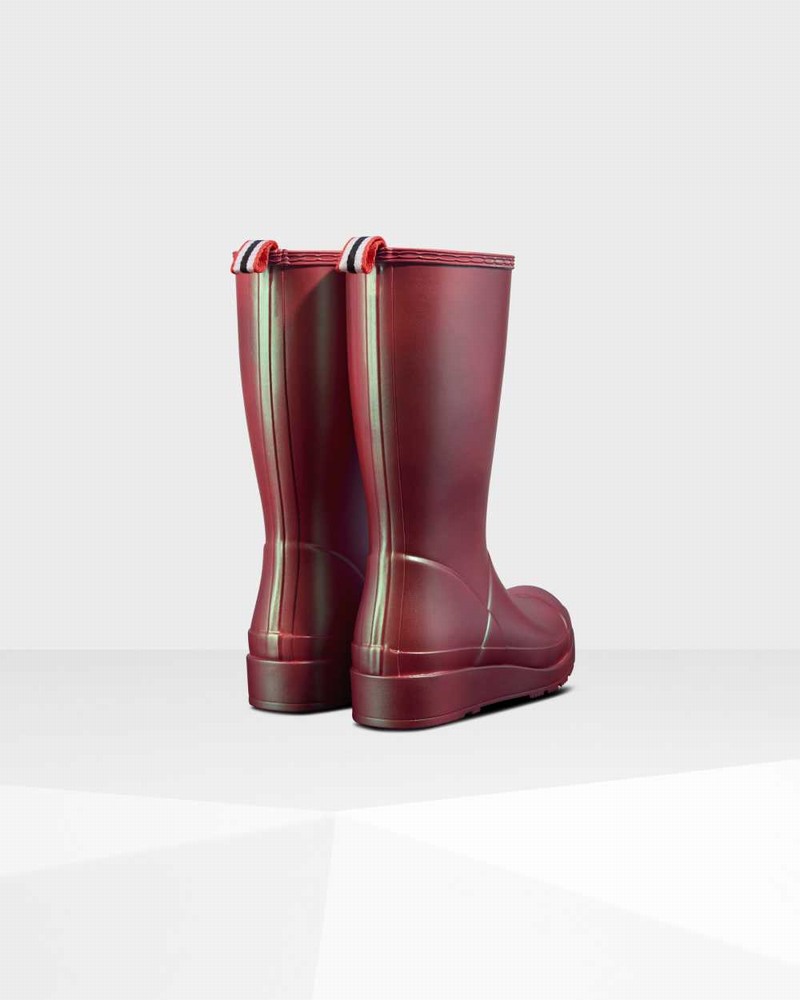 Hunter Original Play Tall Nebula Mid-Calf Women Wellington Boots Pink | 741061825