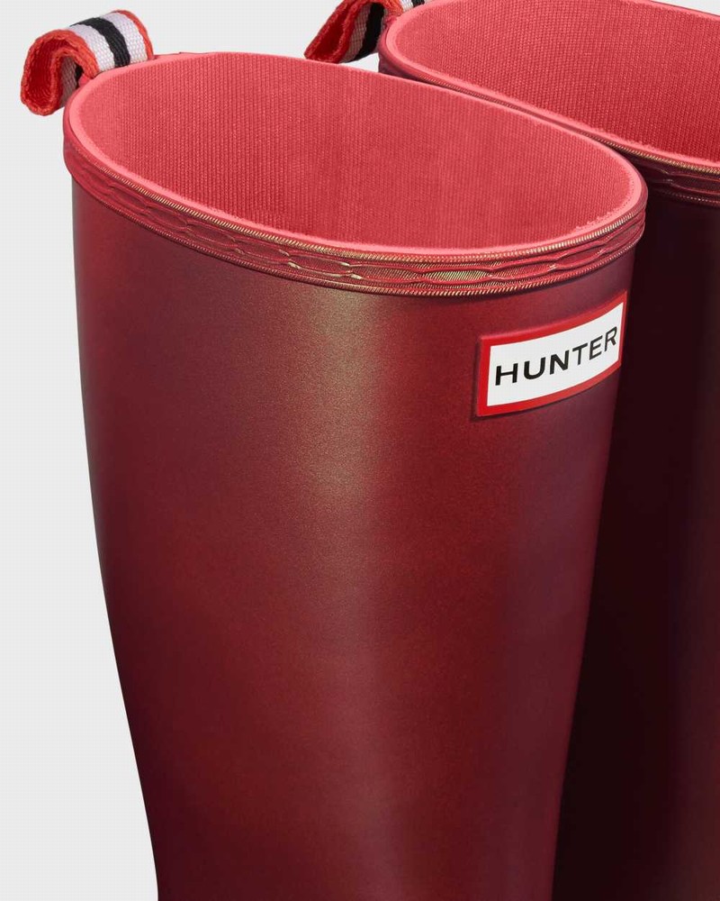 Hunter Original Play Tall Nebula Mid-Calf Women Wellington Boots Pink | 741061825