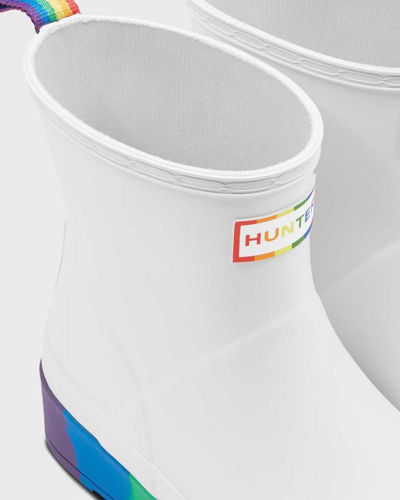 Hunter Original Pride Play Flatform Mid-Calf Women Boots White | 28207667