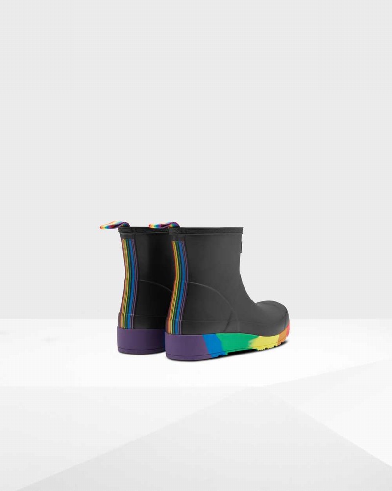 Hunter Original Pride Play Flatform Mid-Calf Women Rain Boots Black | 229101117