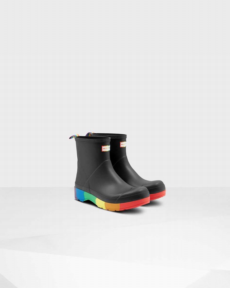 Hunter Original Pride Play Heeled Men Rain Boots Black | 650744624