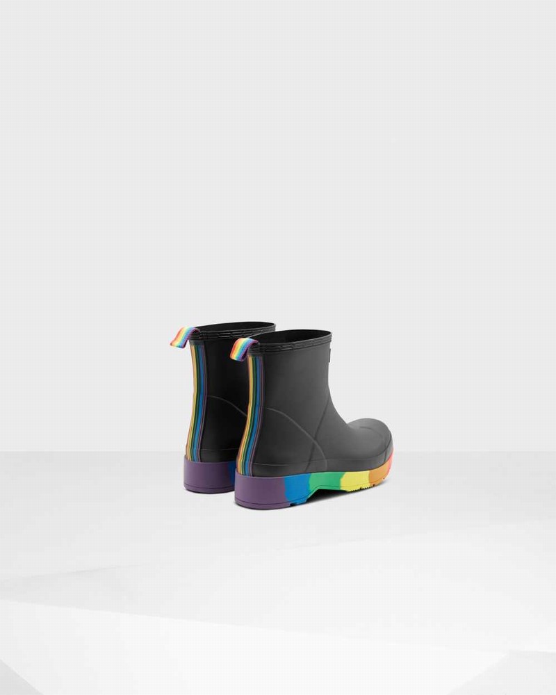 Hunter Original Pride Play Heeled Men Rain Boots Black | 650744624
