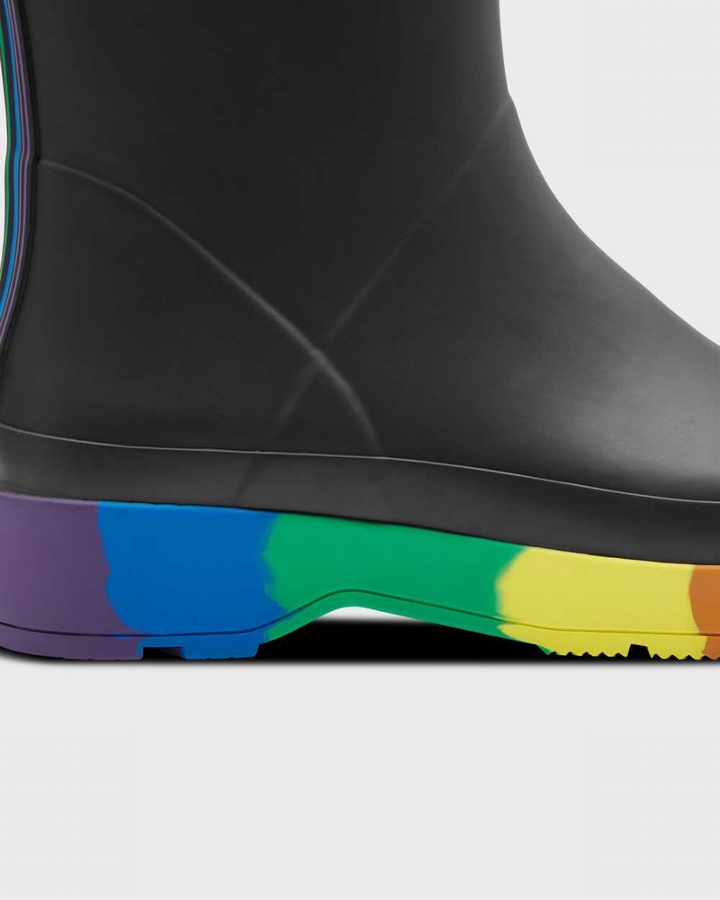 Hunter Original Pride Play Heeled Men Rain Boots Black | 650744624