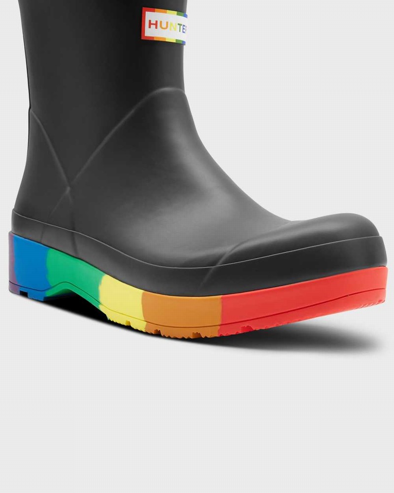 Hunter Original Pride Play Heeled Men Rain Boots Black | 650744624
