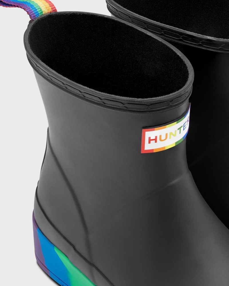 Hunter Original Pride Play Heeled Men Rain Boots Black | 650744624