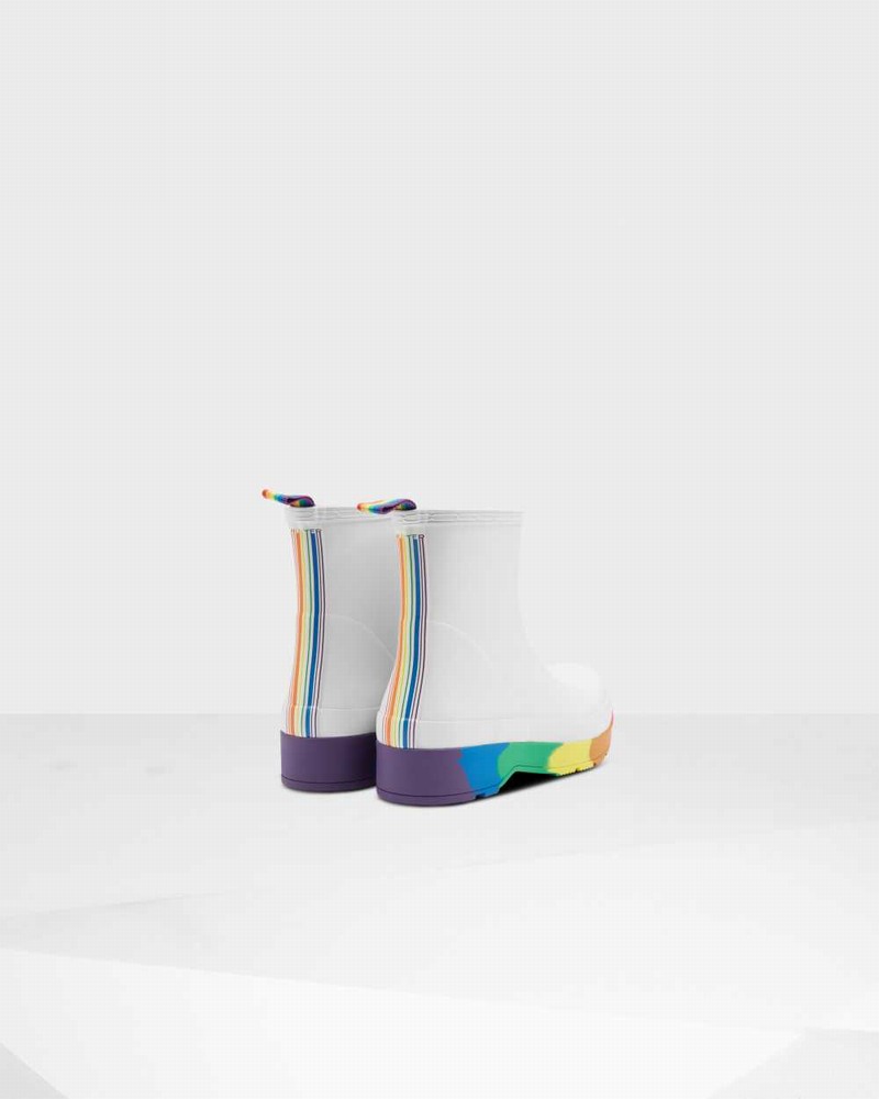 Hunter Original Pride Play Heeled Men Rain Boots White | 839626686