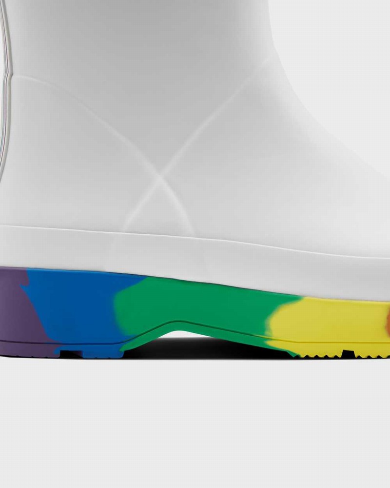 Hunter Original Pride Play Heeled Men Rain Boots White | 839626686