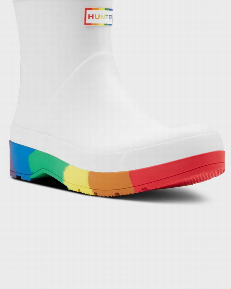 Hunter Original Pride Play Heeled Men Rain Boots White | 839626686