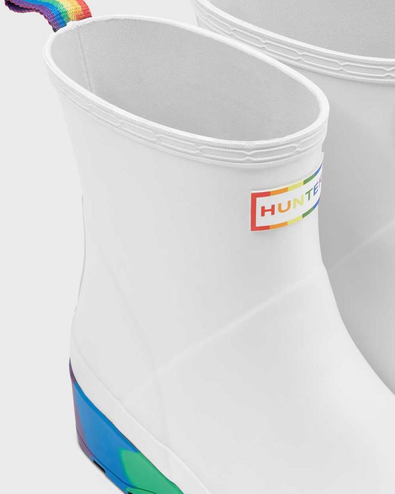 Hunter Original Pride Play Heeled Men Rain Boots White | 839626686