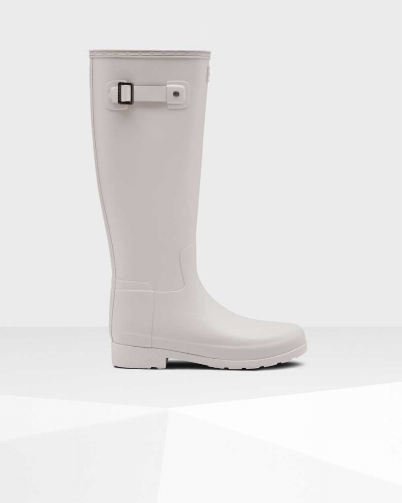 Hunter Original Refined Tall Women Rain Boots Grey | 406877690