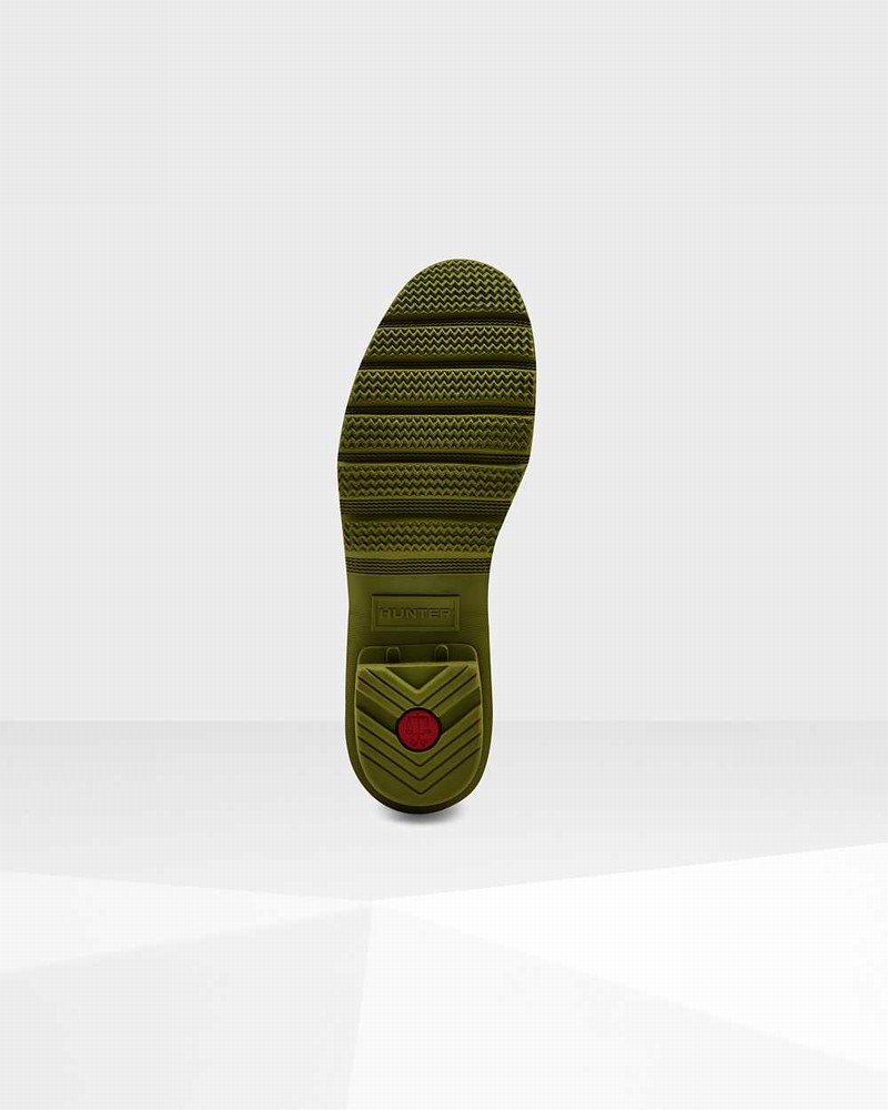 Hunter Original Rockpool Camo Short Mid-Calf Women Short Boots Olive | 906196465