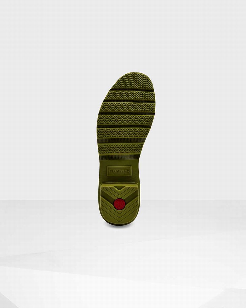 Hunter Original Rockpool Camo Women Chelsea Boots Olive | 973290625