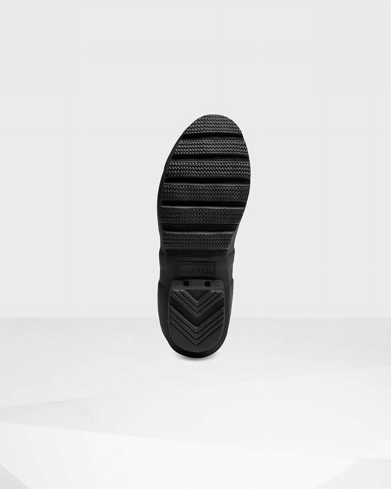 Hunter Original Short Back Adjustable Women Rain Boots Black | 2607521