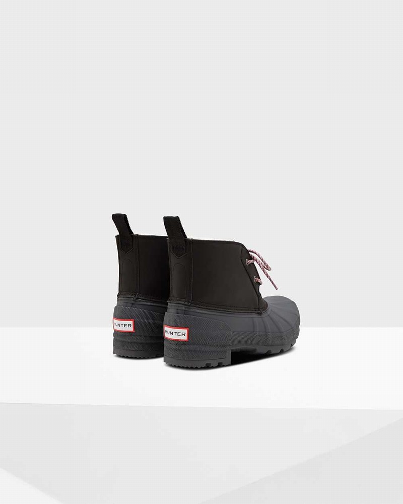 Hunter Original Short Insulated Pac Men Winter Boots Black | 98643270
