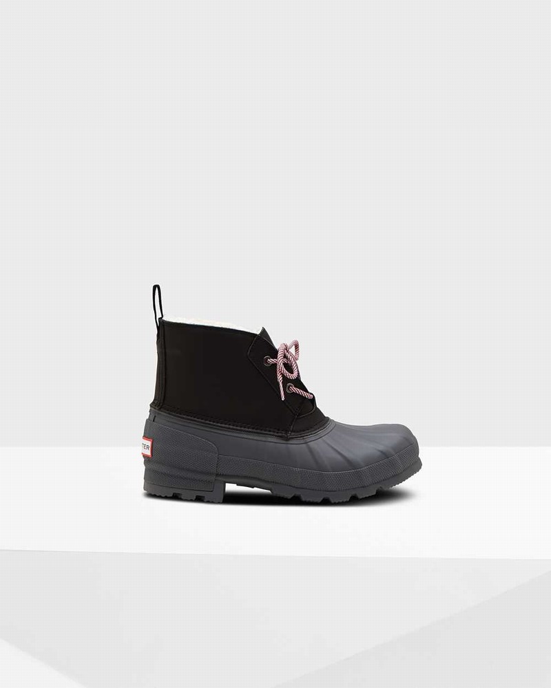 Hunter Original Short Insulated Pac Men Winter Boots Black | 98643270