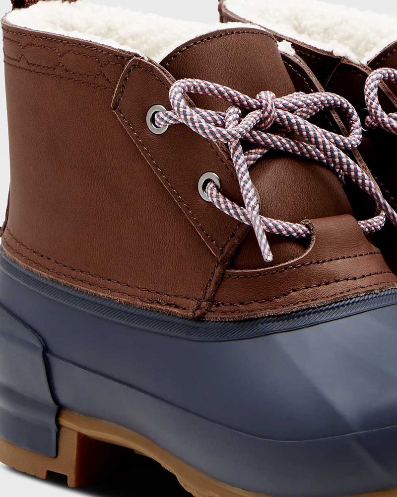 Hunter Original Short Insulated Pac Women Winter Boots Brown | 993575265