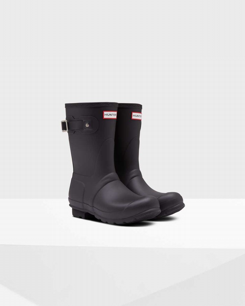 Hunter Original Short Insulated Women Short Boots Black | 226416748