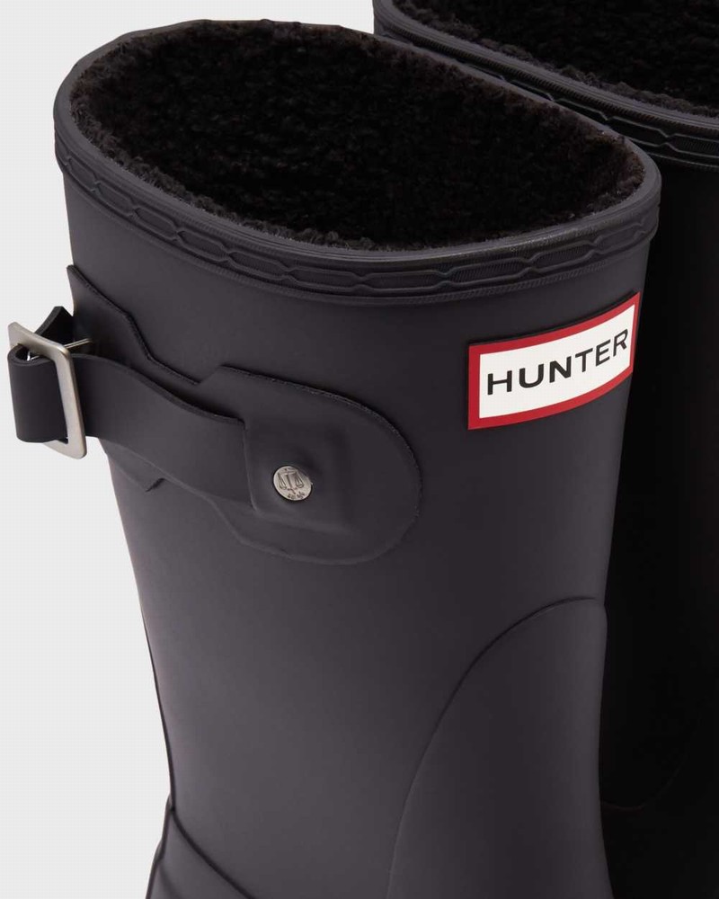Hunter Original Short Insulated Women Short Boots Black | 226416748