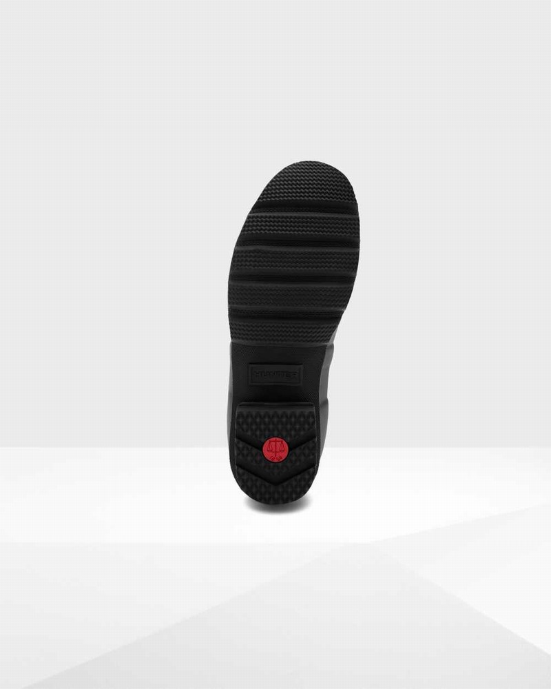 Hunter Original Short Men Short Boots Black | 264651213