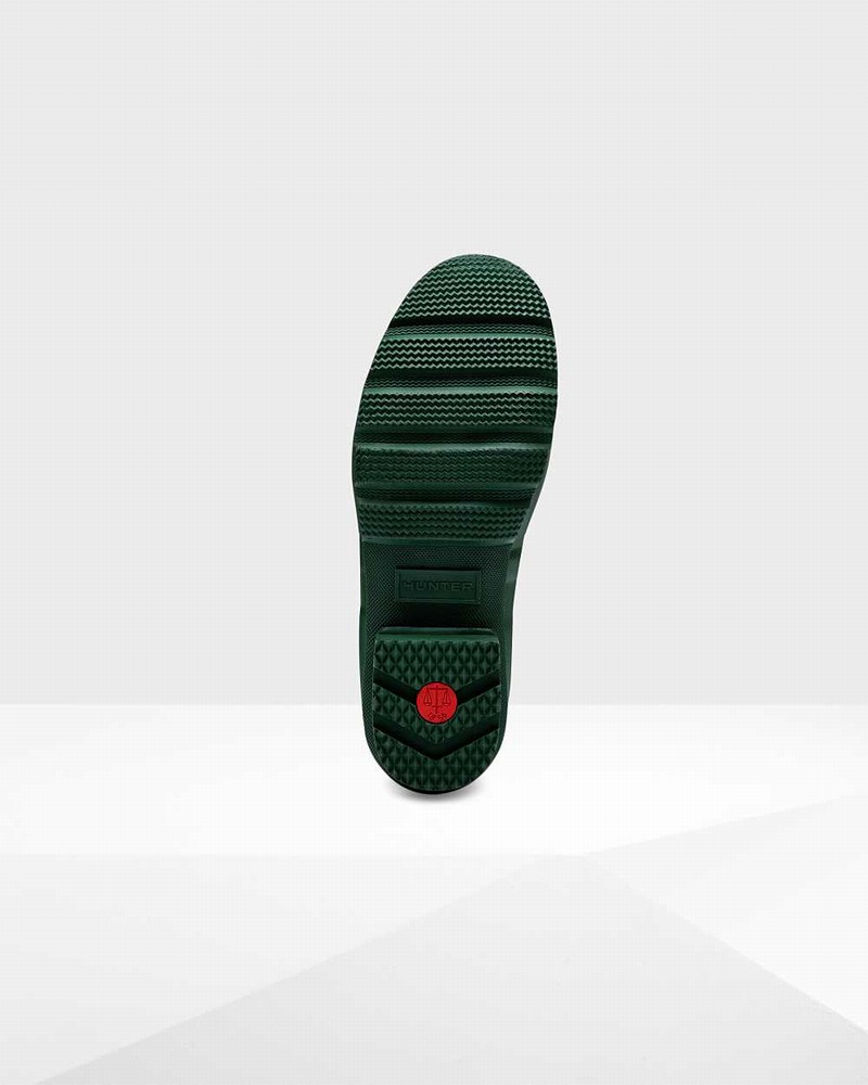 Hunter Original Short Men Short Boots Green | 688211699